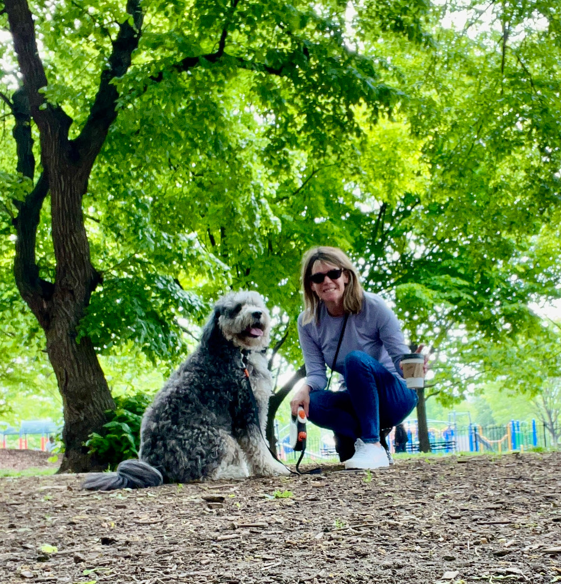 Bruno & Jenny at Marie Hernandez Park Brooklyn NY