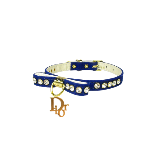 Velvet Dior Charm Collar